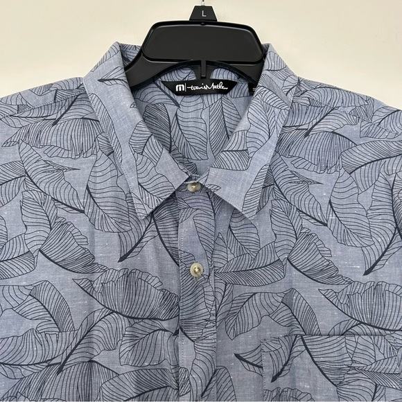 Travis Mathew Mens Collar Button Down Shirt - Picture 3 of 9